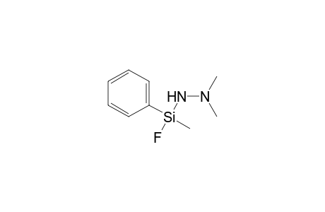 2-(fluoranyl-methyl-phenyl-silyl)-1,1-dimethyl-diazane