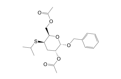 BENZYL-2,6-DI-O-ACETYL-3-DEOXY-4-S-(2-PROPYL)-4-THIO-ALPHA-D-XYLO-HEXOPYRANOSIDE