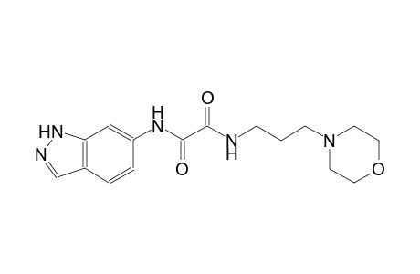 ethanediamide, N~1~-(1H-indazol-6-yl)-N~2~-[3-(4-morpholinyl)propyl]-