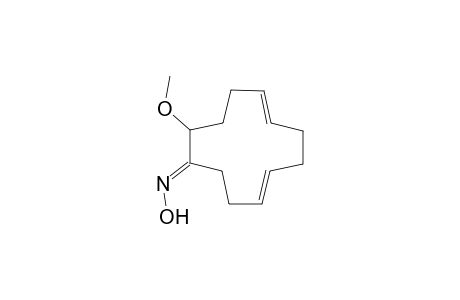 4,8-Cyclododecadien-1-one, 12-methoxy-, oxime
