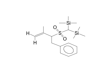 di(trimethylsilyl)methyl 1-phenyl-3-methyl-3-buten-2-yl sulfone