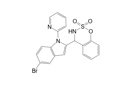 4-[5-Bromo-1-(pyridin-2-yl)-1H-indol-2-yl]-3,4-dihydrobenzo[e][1,2,3]oxathiazine 2,2-dioxide