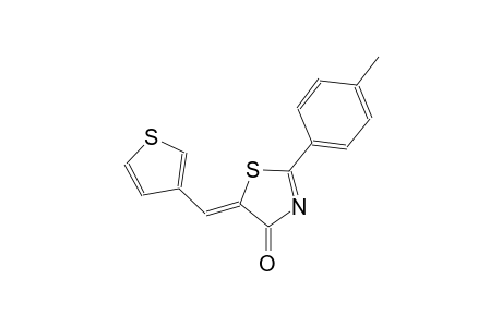 (5Z)-2-(4-methylphenyl)-5-(3-thienylmethylene)-1,3-thiazol-4(5H)-one