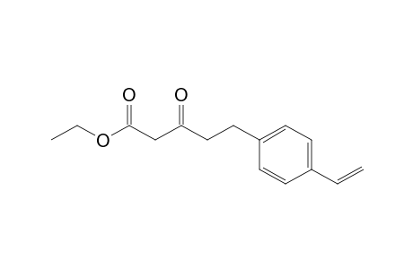 Benzenepentanoic acid, 4-ethenyl-.beta.-oxo-, ethyl ester