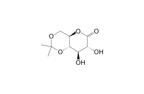 (4aR,7R,8R,8aS)-2,2-dimethyl-7,8-bis(oxidanyl)-4a,7,8,8a-tetrahydro-4H-pyrano[3,2-d][1,3]dioxin-6-one