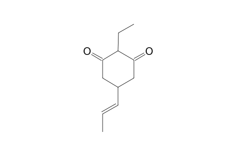 2-Ethyl-5-[(E)-1-propenyl]-1,3-cyclohexanedione
