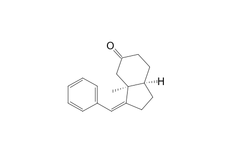 5H-Inden-5-one, octahydro-3a-methyl-3-(phenylmethylene)-, (3Z,3a.alpha.,7a.alpha.)-