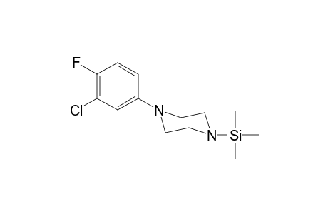 3-Chloro-4-fluorophenylpiperazine TMS