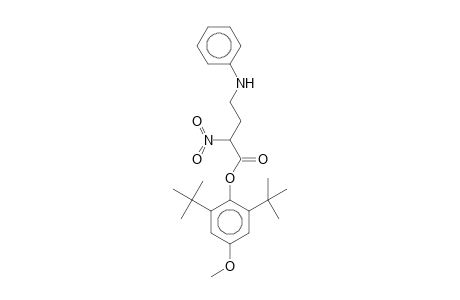 Butanoic acid, 2-nitro-4-(phenylamino)-, 2,6-bis(1,1-dimethylethyl)-4-methoxyphenyl ester