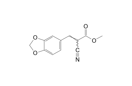 α-Cyano-3,4-(methylenedioxy)cinnamic acid, methyl ester