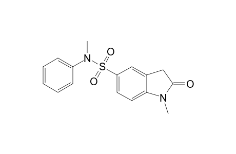 1H-Indole-5-sulfonamide, 2,3-dihydro-N,1-dimethyl-2-oxo-N-phenyl-