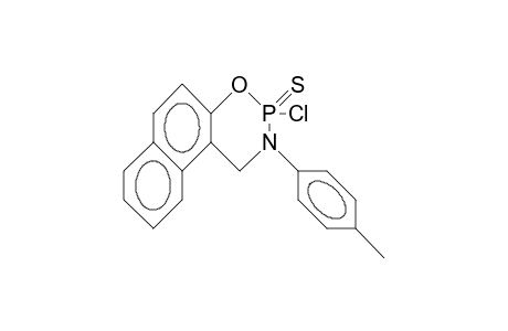 2-Chloro-3-(4-tolyl)-2,3-dihydro-1H-naphth(1,2-E)(1,3,2)oxazaphosphorine 2-sulfide