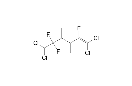1,1,6,6-tetrachloro-2,5,5-trifluoro-3,4-dimethylhex-1-ene