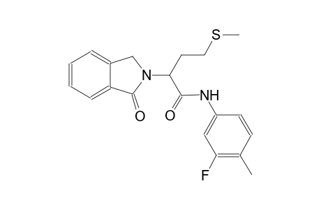 1H-isoindole-2-acetamide, N-(3-fluoro-4-methylphenyl)-2,3-dihydro-alpha-[2-(methylthio)ethyl]-1-oxo-