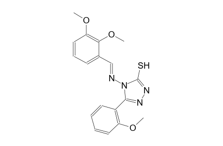 4-{[(E)-(2,3-dimethoxyphenyl)methylidene]amino}-5-(2-methoxyphenyl)-4H-1,2,4-triazole-3-thiol