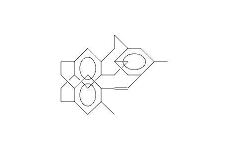 14,20-Dimethyl-(2/5/)(1,2,4,5)(1,3,4)-(1,3,4)cyclophane-17-ene