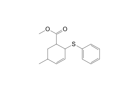 Methyl 5-methyl-2-phenylthiocyclohex-3-ene-1-carboxylate