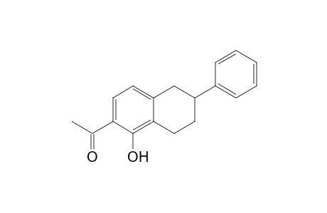 2-Acetyl-6-phenyl-5,6,7,8-tetrahydro-1-naphthol