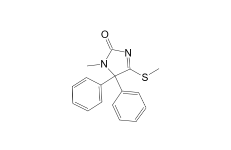 2H-Imidazol-2-one, 1,5-dihydro-1-methyl-4-(methylthio)-5,5-diphenyl-