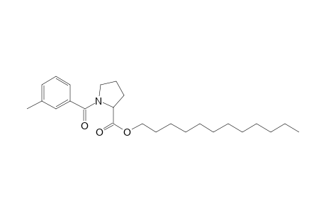 L-Proline, N-(3-methylbenzoyl)-, dodecyl ester