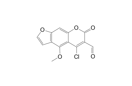 4-Chloro-3-formyl-5-methoxyfurancoumarine