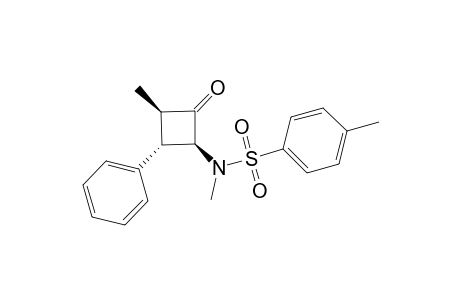 N,4-dimethyl-N-[(1S,3R,4S)-3-methyl-2-oxidanylidene-4-phenyl-cyclobutyl]benzenesulfonamide