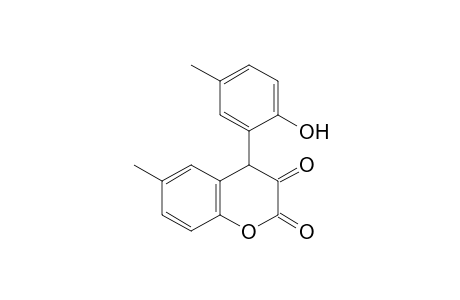 bis(6-hydroxy-m-tolyl)pyruvic acid, delta-lactone