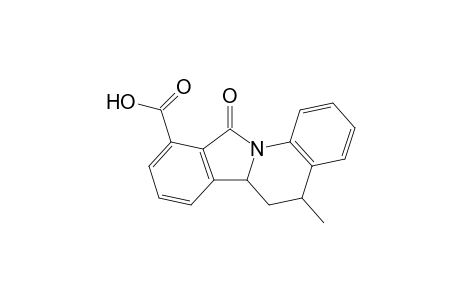 11-keto-5-methyl-6,6a-dihydro-5H-isoindolo[2,1-a]quinoline-10-carboxylic acid