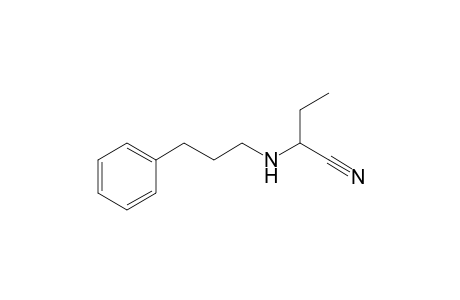 2-(3-Phenylpropylamino)butanenitrile
