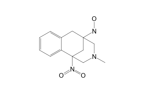 5-Hydroxyamino-3-methyl-1-nitro-1,2,3,4,5,6-hexahydro-1,5-methano-3-benzoazocine