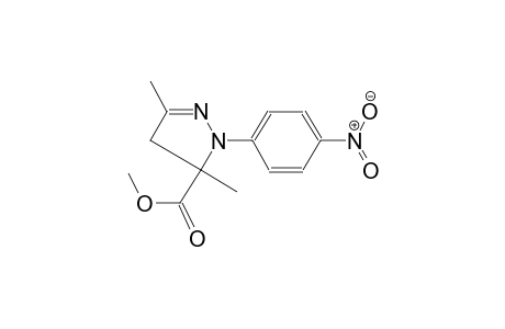1H-pyrazole-5-carboxylic acid, 4,5-dihydro-3,5-dimethyl-1-(4-nitrophenyl)-, methyl ester