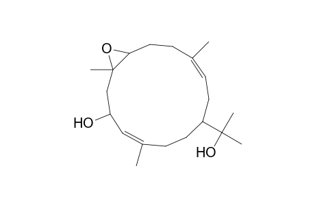 15-Oxabicyclo[12.1.0]pentadeca-4,10-diene-7-methanol, 12-hydroxy-.alpha.,.alpha.,4,10,14-pentamethyl-