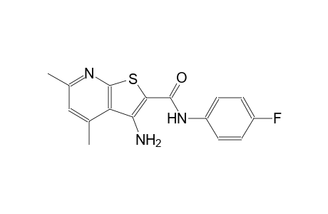 3-Amino-N-(4-fluorophenyl)-4,6-dimethylthieno[2,3-b]pyridine-2-carboxamide