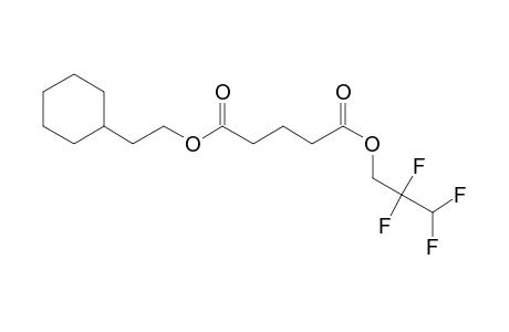 Glutaric acid, 2-(cyclohexyl)ethyl 2,2,3,3-tetrafluoropropyl ester