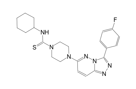 1-piperazinecarbothioamide, N-cyclohexyl-4-[3-(4-fluorophenyl)[1,2,4]triazolo[4,3-b]pyridazin-6-yl]-