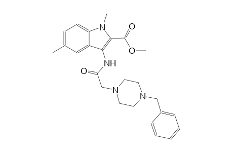 methyl 3-{[(4-benzyl-1-piperazinyl)acetyl]amino}-1,5-dimethyl-1H-indole-2-carboxylate
