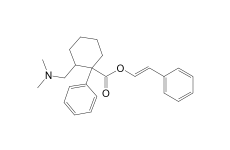 (2'-phenylethenyl) 2-[(dimethylamino)methyl]-1-phenylcyclohexane-1-carboxylate