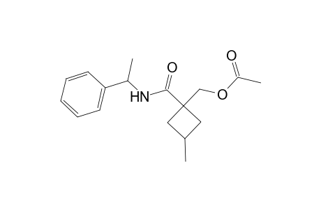 (3-Methyl-1-([(1-phenylethyl)amino]carbonyl)cyclobutyl)methyl acetate