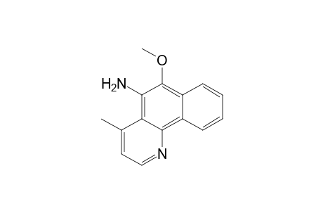 Benzo[h]quinolin-5-amine, 6-methoxy-4-methyl-