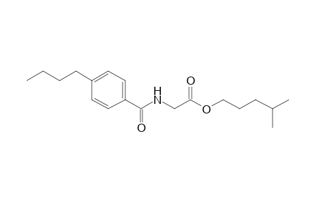 Glycine, N-(4-butylbenzoyl)-, isohexyl ester