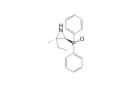 trans-3-Ethyl-3-methylaziridin-2-yldiphenylphosphine oxide