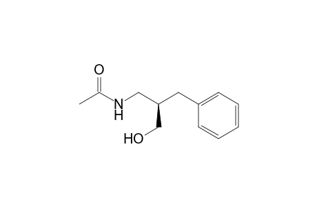 N-[(2R)-2-(hydroxymethyl)-3-phenyl-propyl]ethanamide
