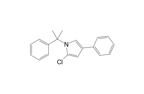 2-Chloranyl-4-phenyl-1-(2-phenylpropan-2-yl)pyrrole