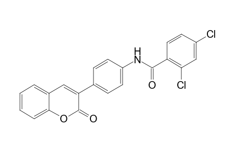 2,4-Dichloro-N-[4-(2-oxo-2H-chromen-3-yl)phenyl]benzamide