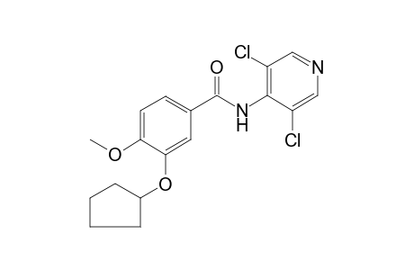 3-(Cyclopentyloxy)-N-(3,5-dichloro-4-pyridinyl)-4-methoxybenzamide