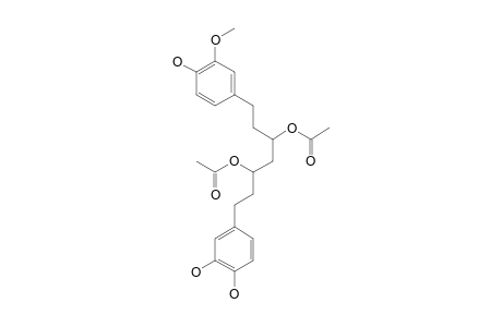 3,5-DIACETOXY-7-(3,4-DIHYDROXYPHENYL)-1-(4-HYDROXY-3-METHOXYPHENYL)-HEPTANE