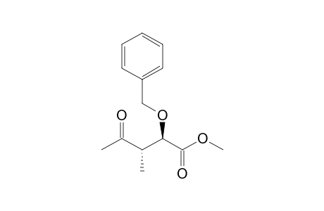 Methyl (2R,3S)-2-(Benzyloxy)-3-methyl-4-oxopentanoate