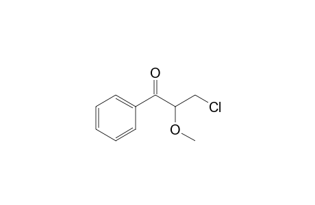 3-Chloro-2-methoxy-1-phenylpropane-1-one