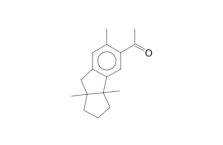 1-(3a,6,8a-Trimethyl-1,2,3,3a,8,8a-hexahydrocyclopenta[a]inden-5-yl)ethanone