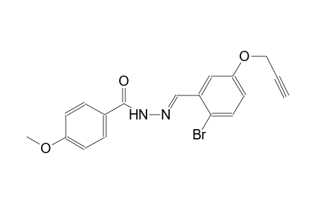 N'-((E)-[2-Bromo-5-(2-propynyloxy)phenyl]methylidene)-4-methoxybenzohydrazide